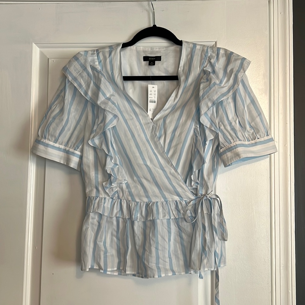 NWT J. Crew Wrap Shirt